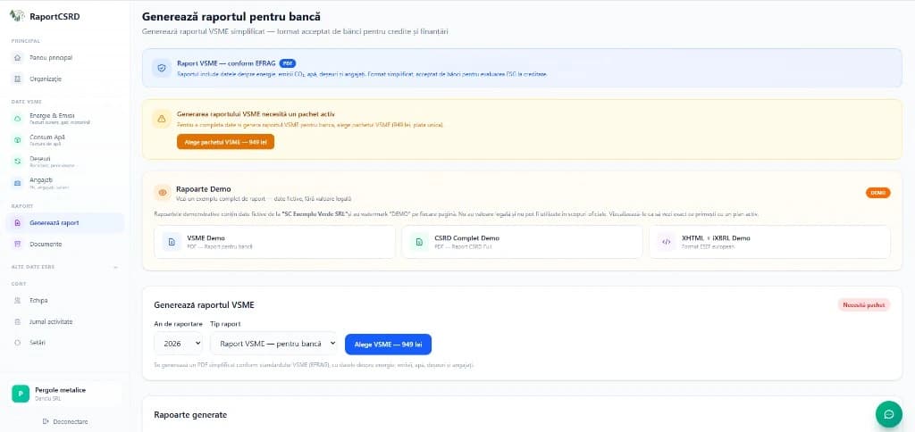 RaportCSRD.ro — captură 3